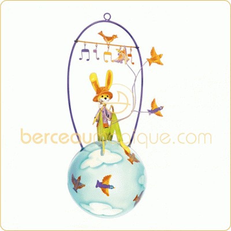 Mobile Navibulles Lapin pantalon vert L'oiseau bateau