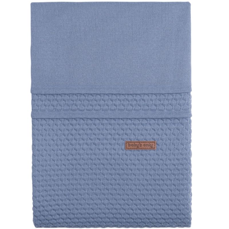 Housse de couette + taie d'oreiller bleue Cloud (100 x 135 cm) Baby's Only