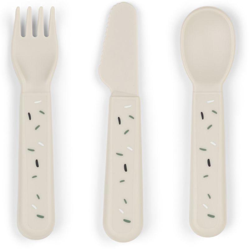 Set de 3 couverts Confetti Sable Done by Deer