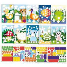 Pochette de gommettes mixte (370 gommettes)