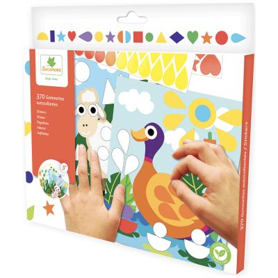 Pochette de gommettes mixte (370 gommettes)