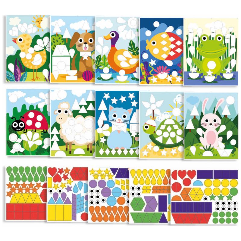 Pochette de gommettes mixte (370 gommettes) Sycomore Produit 2