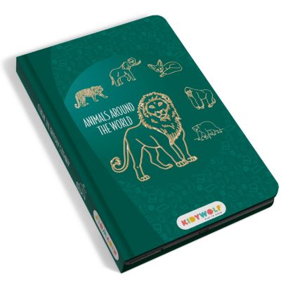 Tablette à dessin KIDYDRAW-MINI Animaux autour du monde vert KIDYWOLF