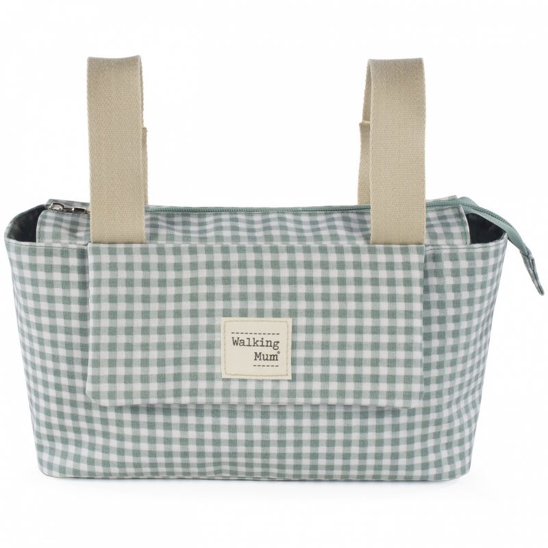 Sac à poussette I love vichy vert Walking Mum Produit 1 grande taille