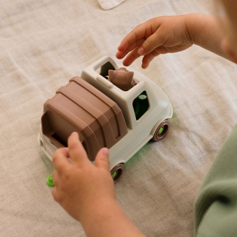 Camion Poubelle Crème Simple Ambiance 6