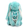 Peluche Lapin maman et bébé Les Ptipotos Aqua (25 cm) Les Déglingos Produit 3