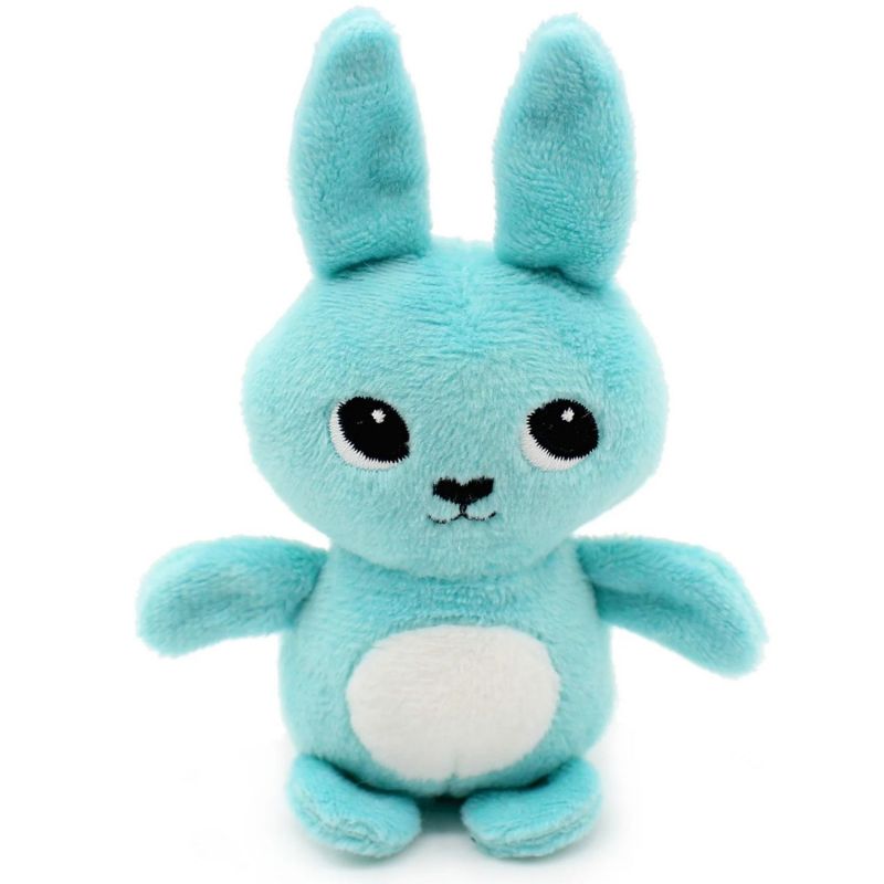 Peluche Lapin maman et bébé Les Ptipotos Aqua (25 cm) Les Déglingos Produit 8