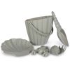 Lot de jouets de plage bleu Baleine (5 pièces) - Konges Slojd