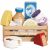 Variation Multicolore du produit Cagette de fromages et produits laitiers en bois FSC de la marque Le Toy Van