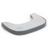 Tablette de repas amovible + protection pour chaise haute Evolu 2 ou Evolu One.80° gris anthracite - Childhome