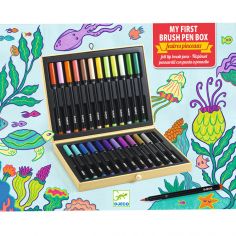 Coffret Mes premiers feutres pinceaux (24 feutres) - Djeco