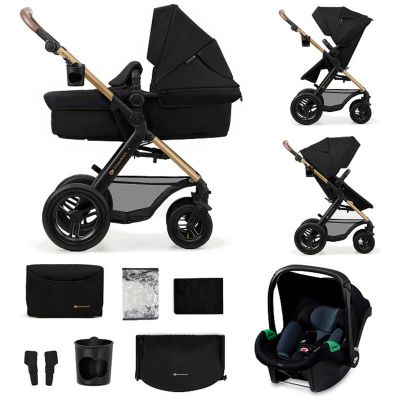 Poussette trio Moov 2 Air Pure Black