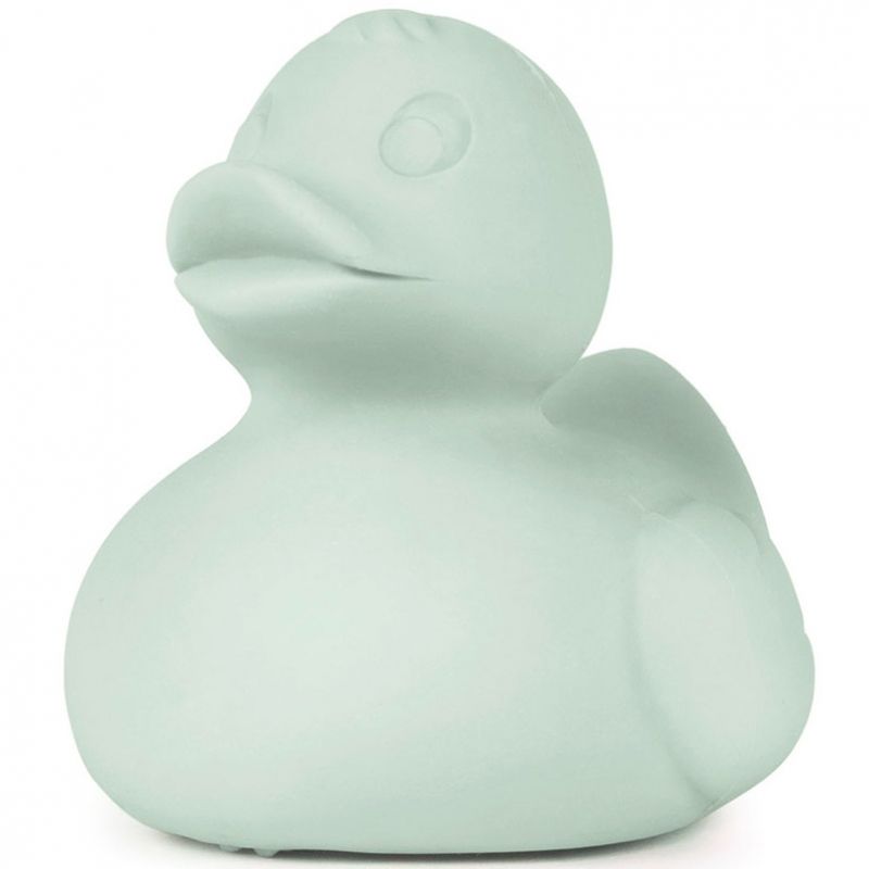 Petit canard latex d'hévéa vert d'eau Oli & Carol