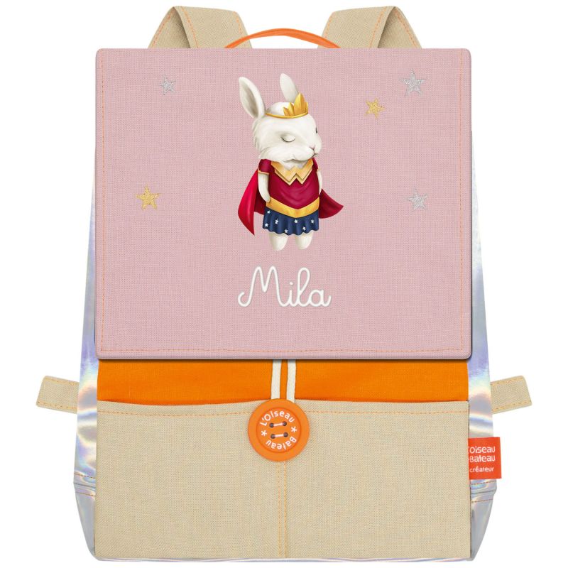 Sac à dos Super Lapin (personnalisable) L'oiseau bateau Produit 1