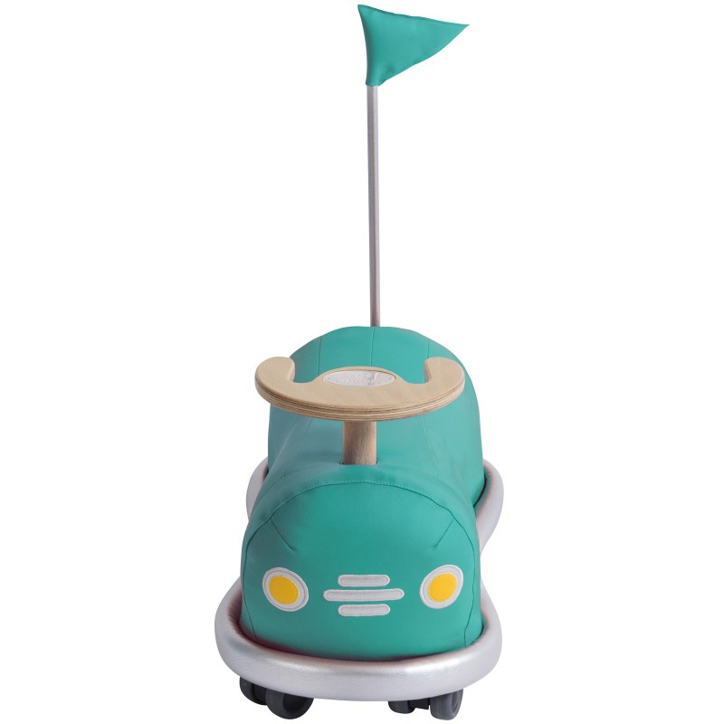 Porteur auto-tamponneuse Les Bubbles turquoise Moulin Roty