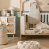 Set 2 paniers de rangement jardin enchanté et ivoire et vert de gris BB & Co Ambiance 3