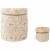 Variation Ivoire, Vert de gris du produit Set 2 paniers de rangement jardin enchanté et ivoire et vert de gris de la marque BB & Co