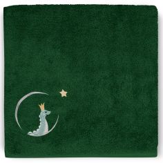 Serviette de bain dino vert forêt personnalisable (70 x 140 cm) - L'oiseau bateau