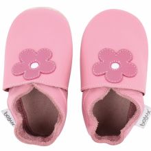 Chaussons en cuir Soft soles rose bonbon Mary Quant (15-21 mois)  par Bobux