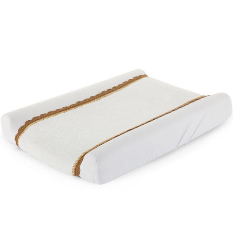 Housse matelas à langer Jersey crochet écru (70 x 50 cm) Childhome