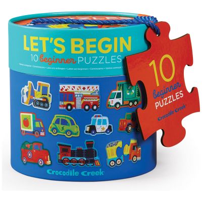 Puzzle Let's Begin Véhicules (10 puzzles de 2 pièces)