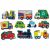 Variation Multicolore du produit Puzzle Let's Begin Véhicules (10 puzzles de 2 pièces) de la marque Crocodile Creek