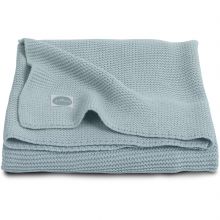 Couverture bébé en coton Basic knit gris vert (75 x 100 cm)  par Jollein