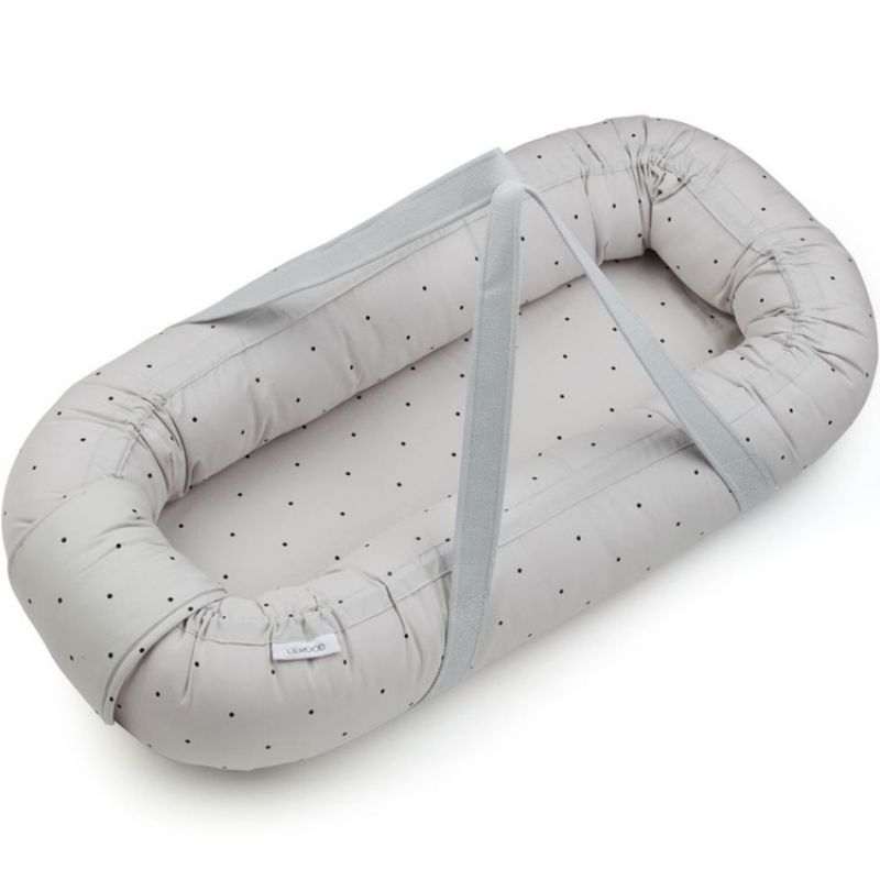 Réducteur de lit Gro Classic dot dumbo grey Liewood