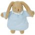 Peluche hochet Lapin nid d'ange ciel et pochette de rangement en coton (20 cm) - Trousselier Peluche hochet Lapin nid d'ange ciel et pochette de rangement en coton (20 cm) - Trousselier
