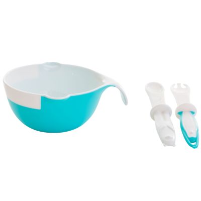 Coffret repas Baleine bleue (3 pièces) BabyToLove