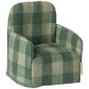 Fauteuil Souris Vert vichy - Maileg