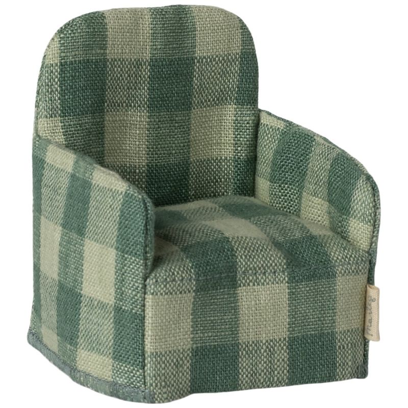 Fauteuil Souris Vert vichy Maileg Produit 1