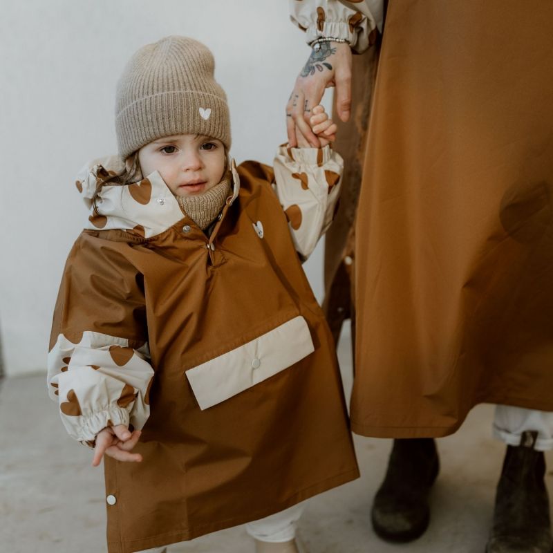 Bonnet en laine Sable (0-12 mois) Atelier Wagram Ambiance 4