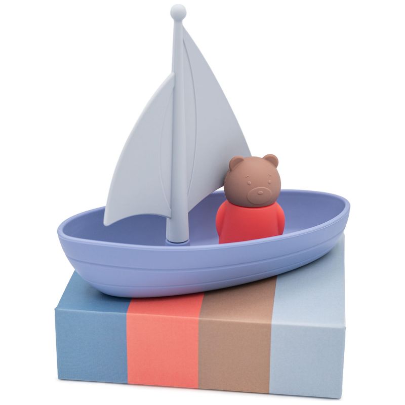 Jouet de dentition en silicone Ours sur un bateau en silicone Little L Packaging 6