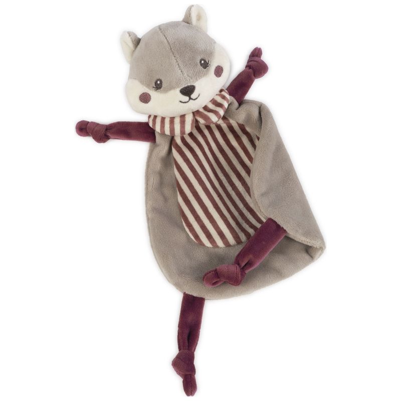 Doudou plat Écureuil Cherry Rayé Pasito a pasito Produit 3