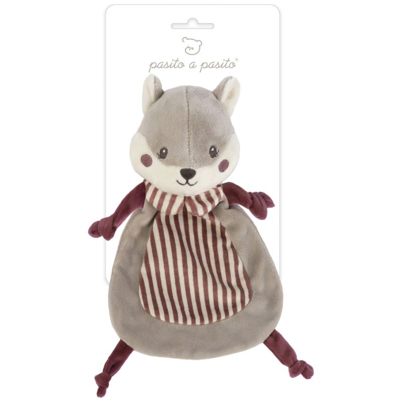 Doudou Écureuil Cherry Rayé Pasito a pasito Packaging 4