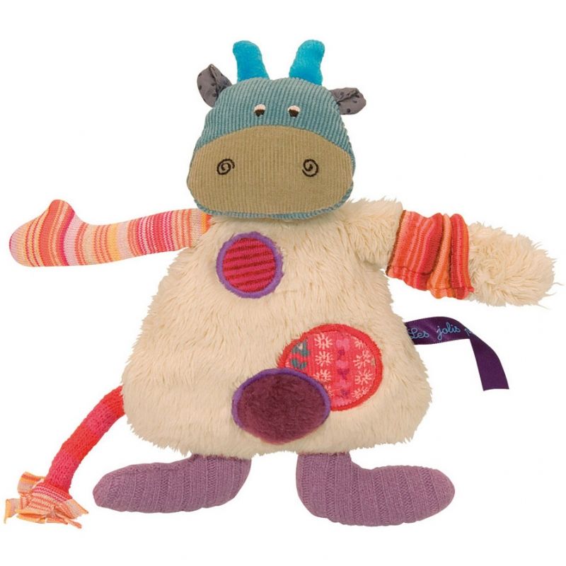 Peluche vache Les jolis pas beaux (20 cm) Moulin Roty