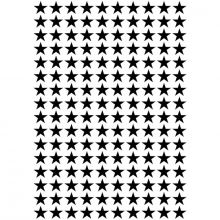 Stickers étoiles noires (29,7 x 42 cm)  par Lilipinso