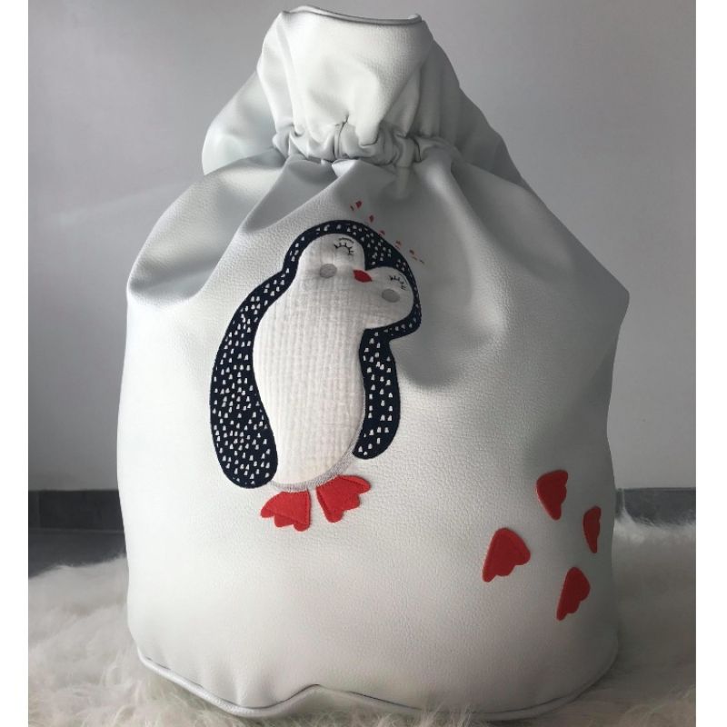 Sac à jouets Pingouin Maison Nougatine