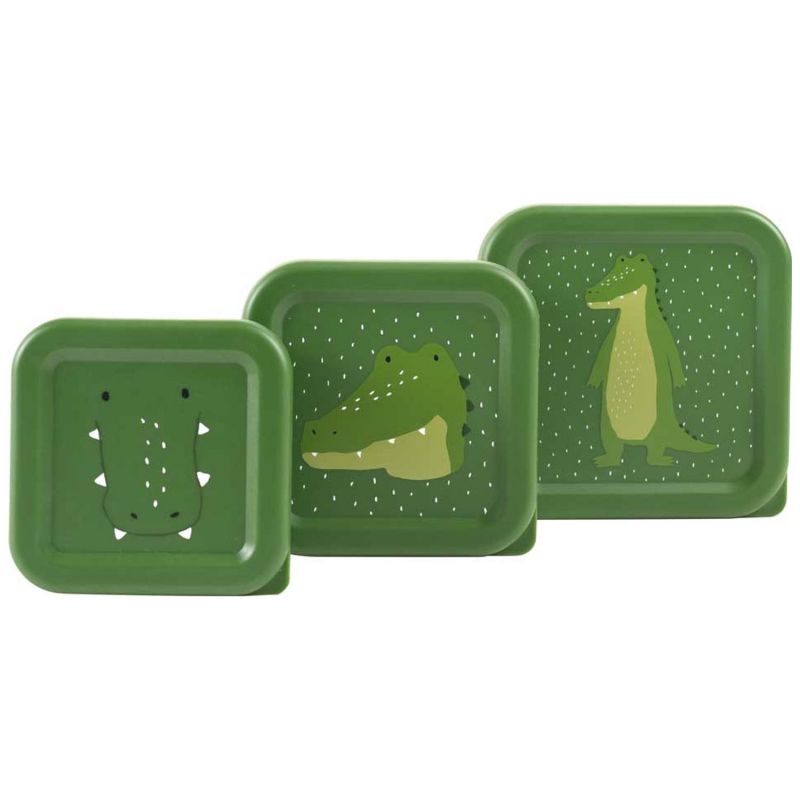Lot de 3 boîtes à goûter Mr. Alligator Trixie Produit 1