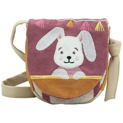 Sac bandoulière enfant Les Copains d'abord Lapin L'oiseau bateau