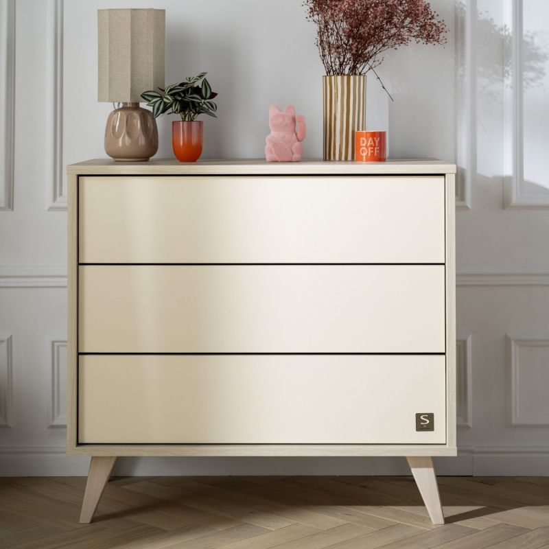 Commode 3 tiroirs Mélinée Sauthon mobilier Ambiance 2