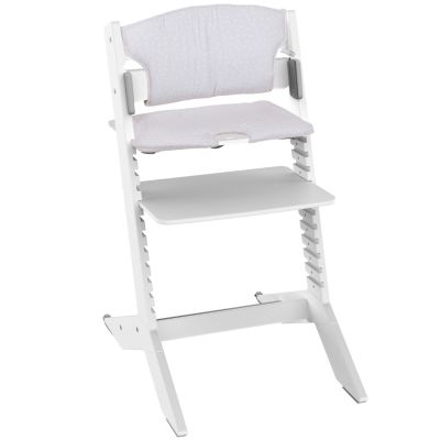 Chaise haute évolutive Nala Blanche avec coussin Geuther