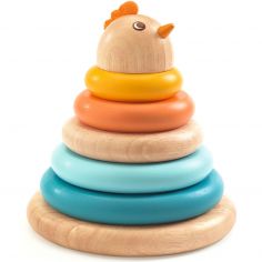 Pyramide à empiler Baby couleur Cachempil - Djeco