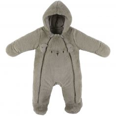 Combinaison pilote en Groloudoux kaki (3 mois) - Noukie's