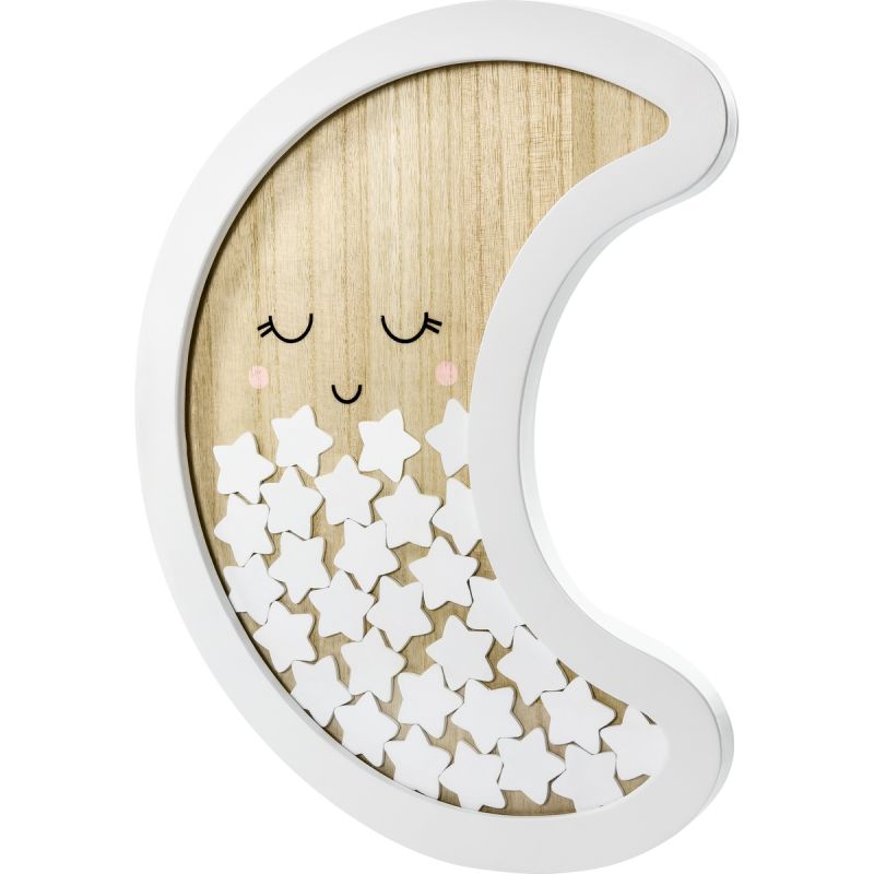 Cadre livre d'or en bois Lune Party Deco Produit 1 grande taille