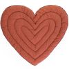 Tapis de jeu coeur terracotta (120 cm)  par Childhome