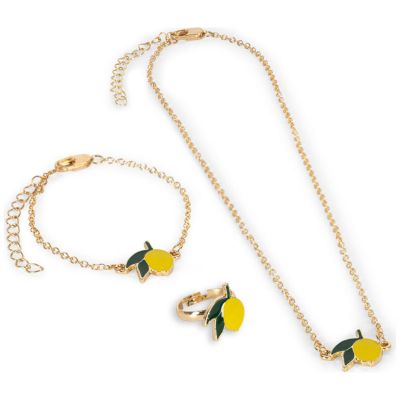 Parure de bijoux enfant Lemon  par Konges Slojd