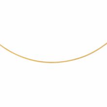 Chaîne maille oméga 42 cm (or jaune 750°)  par Berceau magique bijoux
