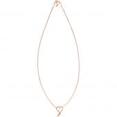 Collier Mon petit cœur (goldfilled rose 14 carats)